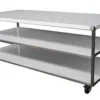 Stainless Steel Bench On Castors – Style B