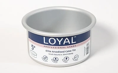 Aluminium Round Cake Tin 125mm/5 Inch 1 Aluminium Round Cake Tin 125mm/5 Inch