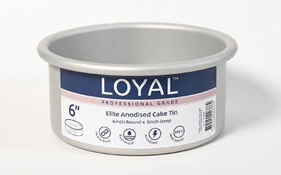 Aluminium Round Cake Tin 150mm/6 Inch 2 Aluminium Round Cake Tin 150mm/6 Inch - Image 2