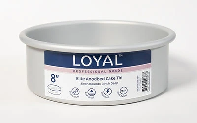 Aluminium Round Cake Tin 200mm/8 Inch 2 Aluminium Round Cake Tin 200mm/8 Inch - Image 2