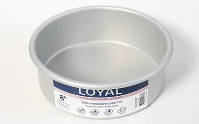 Aluminium Round Cake Tin 200mm/8 Inch 3 Aluminium Round Cake Tin 200mm/8 Inch - Image 3