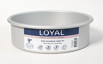 Aluminium Round Cake Tin 230mm/9 Inch 2 Aluminium Round Cake Tin 230mm/9 Inch - Image 2