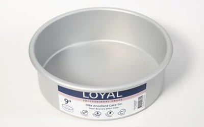 Aluminium Round Cake Tin 230mm/9 Inch 3 Aluminium Round Cake Tin 230mm/9 Inch - Image 3