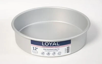 Aluminium Round Cake Tin 300mm/12 Inch 1 Aluminium Round Cake Tin 300mm/12 Inch