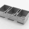 Bread Pan 3 Strap – Silicone Coated – 340g – BP340/3