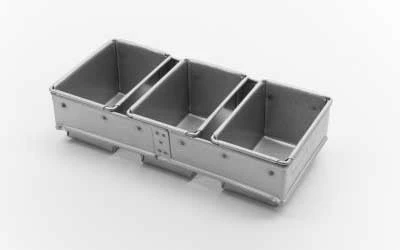 Bread Pan 3 Strap – Silicone Coated – 340g – BP340/3 1 Bread Pan 3 Strap – Silicone Coated – 340g – BP340/3