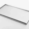 3 Sided Flat Baking Tray Aluminium – Pressed Preforated – Euro – BT3PEU
