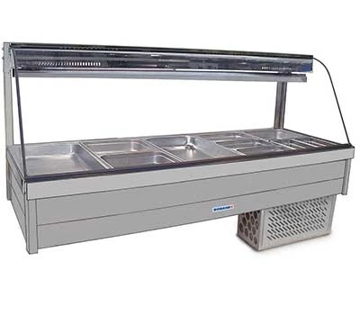 Roband Curved Glass Cold Food Display Bar – CRX25RD 1 Roband Curved Glass Cold Food Display Bar – CRX25RD