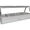 Roband Straight Glass Hot Food Display Bar – E25