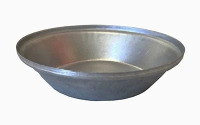 Single Self Cutting Pie Tin Round – Aluminised Steel – P6 1 Single Self Cutting Pie Tin Round – Aluminised Steel – P6