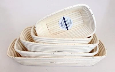Rattan Proofing Basket Long 24cm X 12cm 3 Rattan Proofing Basket Long 24cm X 12cm - Image 3