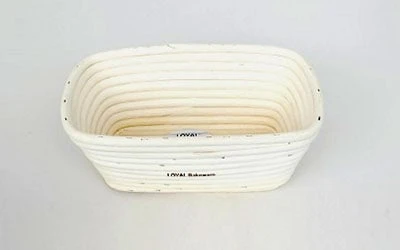 Rattan Proofing Basket Long 22cm X 13cm 1 Rattan Proofing Basket Long 22cm X 13cm