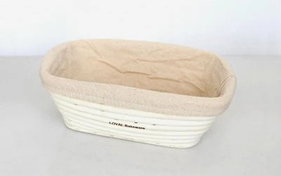 Banneton Rattan Proofing Basket & Liner – Rectangle 32cm X 13cm 1 Banneton Rattan Proofing Basket & Liner – Rectangle 32cm X 13cm