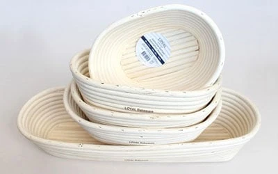Rattan Proofing Basket Oval 25cm X 16cm 2 Rattan Proofing Basket Oval 25cm X 16cm - Image 2