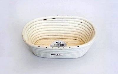 Rattan Proofing Basket Oval 24cm X 14cm 1 Rattan Proofing Basket Oval 24cm X 14cm