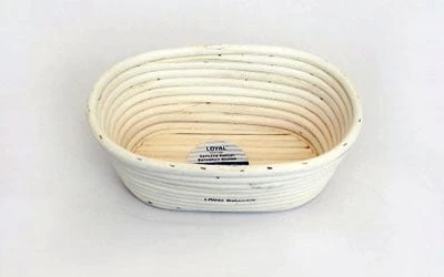 Rattan Proofing Basket Oval 25cm X 16cm 1 Rattan Proofing Basket Oval 25cm X 16cm