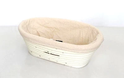 Banneton Rattan Proofing Basket & Liner – Oval 20cm X 14cm 1 Banneton Rattan Proofing Basket & Liner – Oval 20cm X 14cm