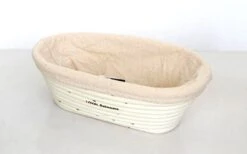 Banneton Rattan Proofing Basket & Liner – Oval 25cm X 16cm