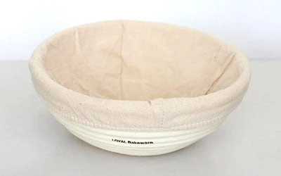Banneton Rattan Proofing Basket & Liner – Round 25cm 1 Banneton Rattan Proofing Basket & Liner – Round 25cm