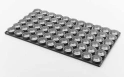 Self Cutting Round Party Pie Tray 6 Rows X 11, 18 Inch – PPR10/18S – Silicone Coated