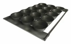 Pie Tray Round Gastronorm 3 Rows X 5 – Non-Stick – R115GNT