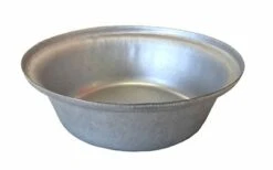 Single Self Cutting Pie Tin Round – Aluminised Steel – R1WF