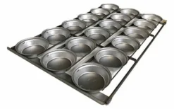 Pie Tray Round 16 Inch 3 Rows X 6 – Non-Stick – R2WF1816T