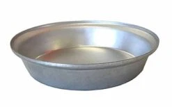 Single Self Cutting Pie Tin Round – Aluminised Steel – R7