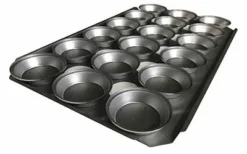 Pie Tray Round 18 Inch 3 Rows X 6 – Non-Stick – RB1818T