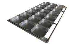 Square Pie Tray 16 Inch 3 Rows X 7 – Non-Stick – S12116T