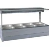 Roband Square Glass Hot Food Display Bar – S22RD