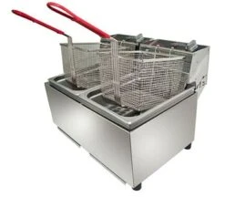 Woodson Double Pan Deep Fryer W.FRT80 – 2 X 8 Litre Pans