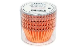 Foil Baking Cups – Rose Gold – Large
