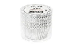 Foil Baking Cups – Silver – Medium